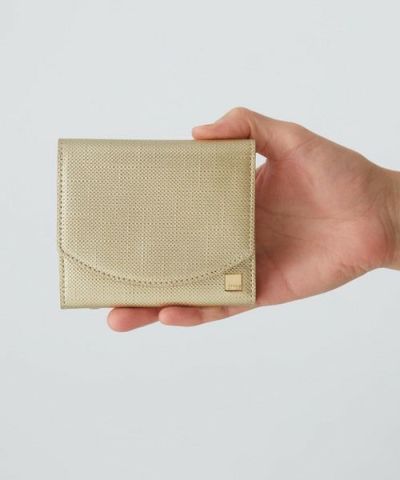 コンパクトかぶせハニーセル二つ折財布| ポン