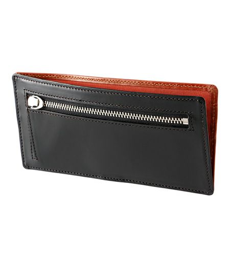 マネークリップウォレット　コードバン　ブラック meanswhile ミーンズワイル コードバン money clip