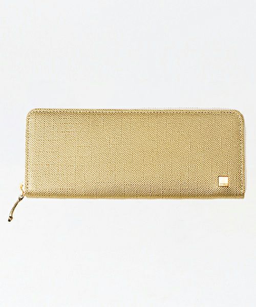 コンパクトラウンドファスナーハニーセル長財布 | ポン