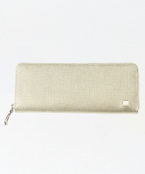 コンパクトラウンドファスナーハニーセル長財布 | ポン