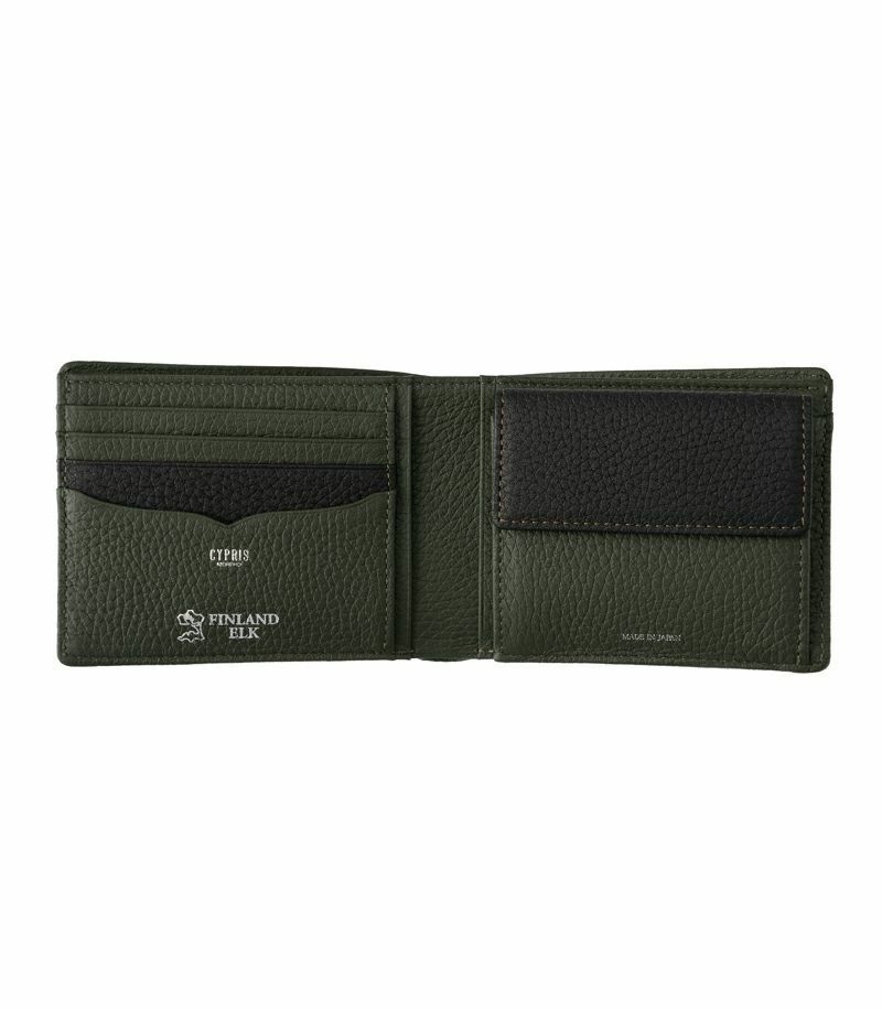 小銭入れ付き札入れ｜フィンランドエルク |革製品CYPRIS（キプリス