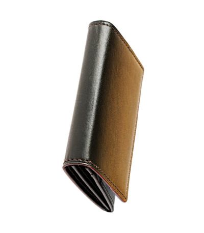 グラデーション財布,グラデーション革財布,漆（ウルシ）