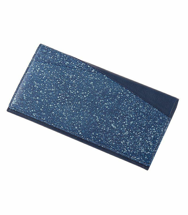 ファスナー付ササマチ長財布｜藍（アイ） 