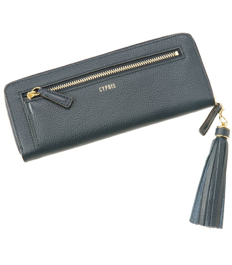 コンパクトラウンドファスナーハニーセル長財布| キアーロ |革製品 