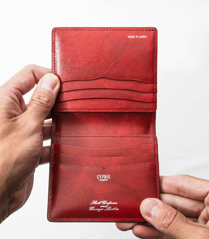 Men's wallet cordovan small, Cognac | Manufactum