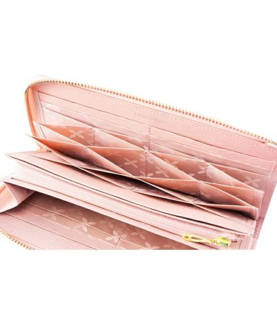 L字ファスナーハニーセル長財布| リサッカ