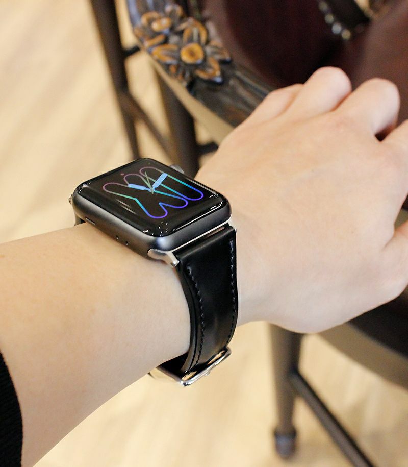 q12-3アップルウォッチカバーケースApple Watchレザーバンドベルト 