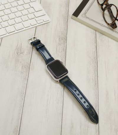 オフィスレザーアイテム,オフィス革小物,ビジネスシーン,ウォッチバンド(Apple watch 42/44/45mm対応)