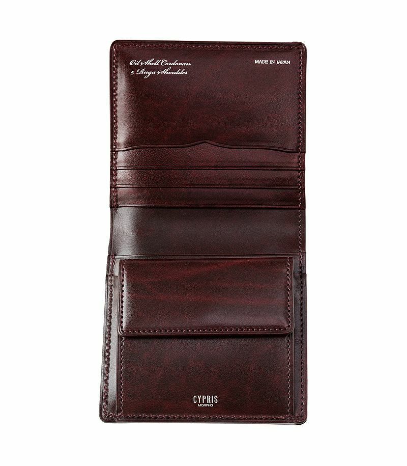 コンパクト札入れ｜コードバン＆ルーガショルダー 