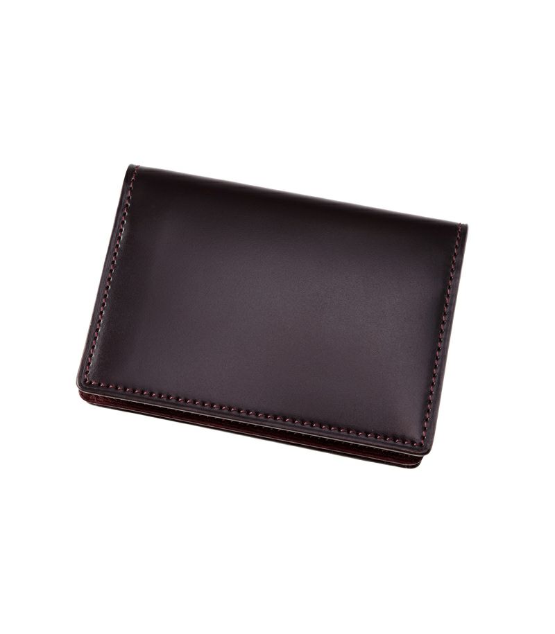 通しマチ名刺入れ｜コードバン＆ルーガショルダー |革製品CYPRIS  