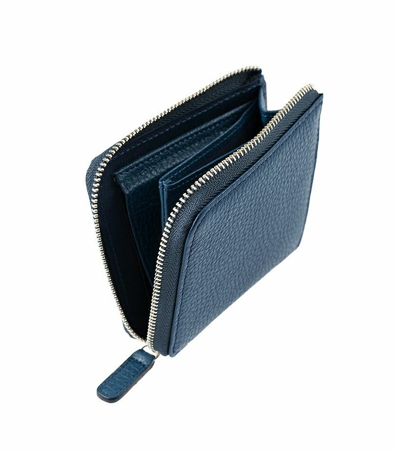 L-shaped zipper multi-wallet | Leather products CYPRIS