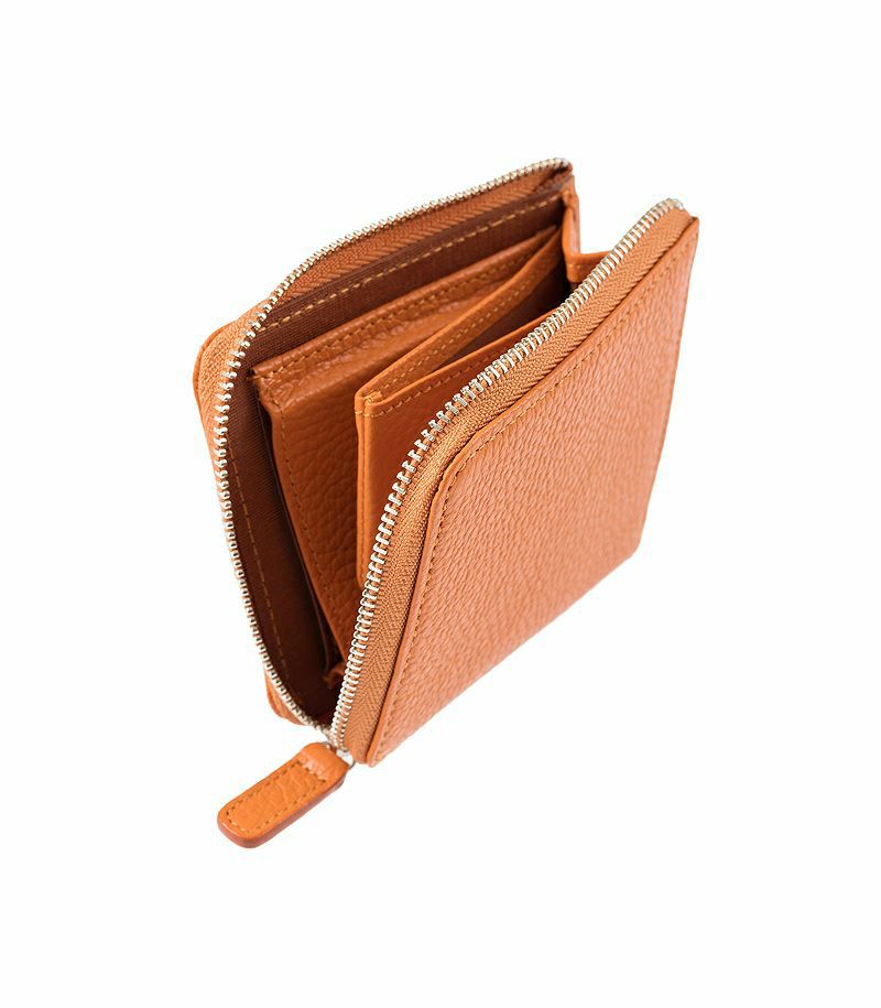 L-shaped zipper multi-wallet | Leather products CYPRIS