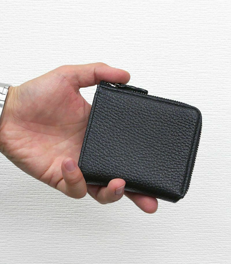 L-shaped zipper multi-wallet | Leather products CYPRIS