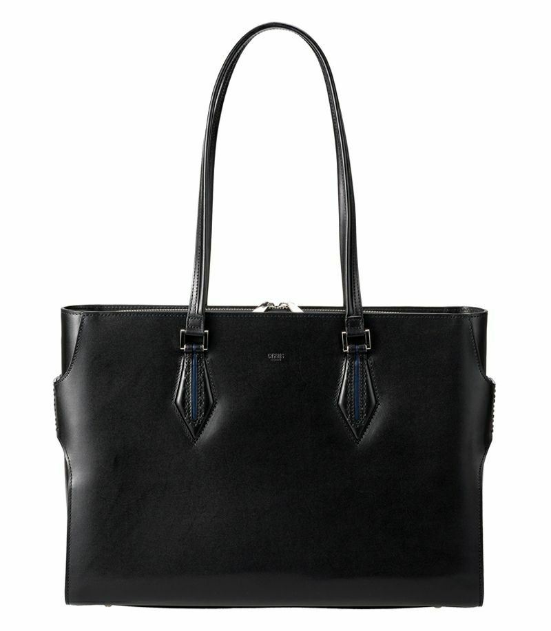 両あおりトートバッグ｜シラサギレザー