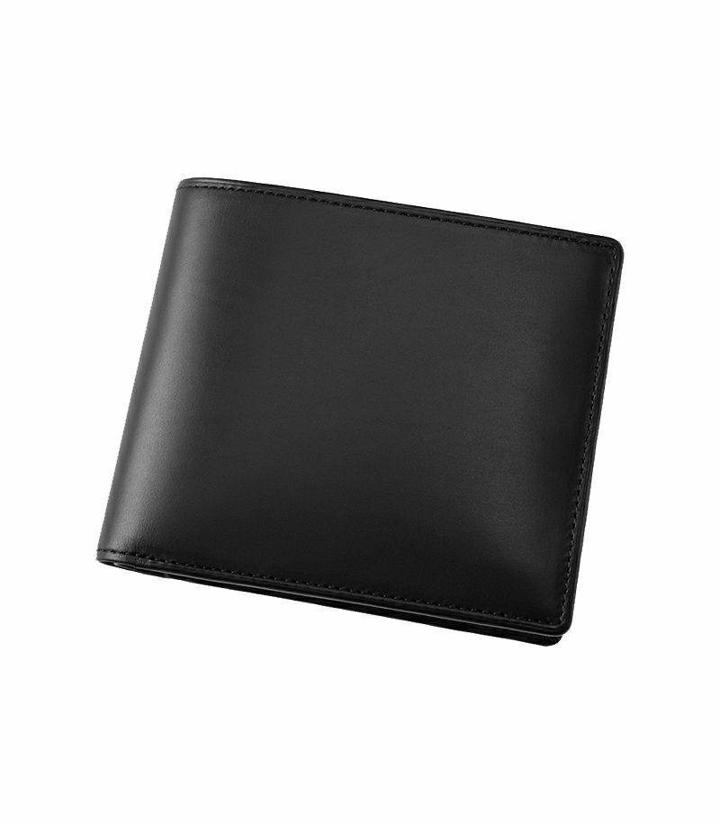 小銭入れ付き札入れ｜リンピッドカーフコードバン メンズ革財布