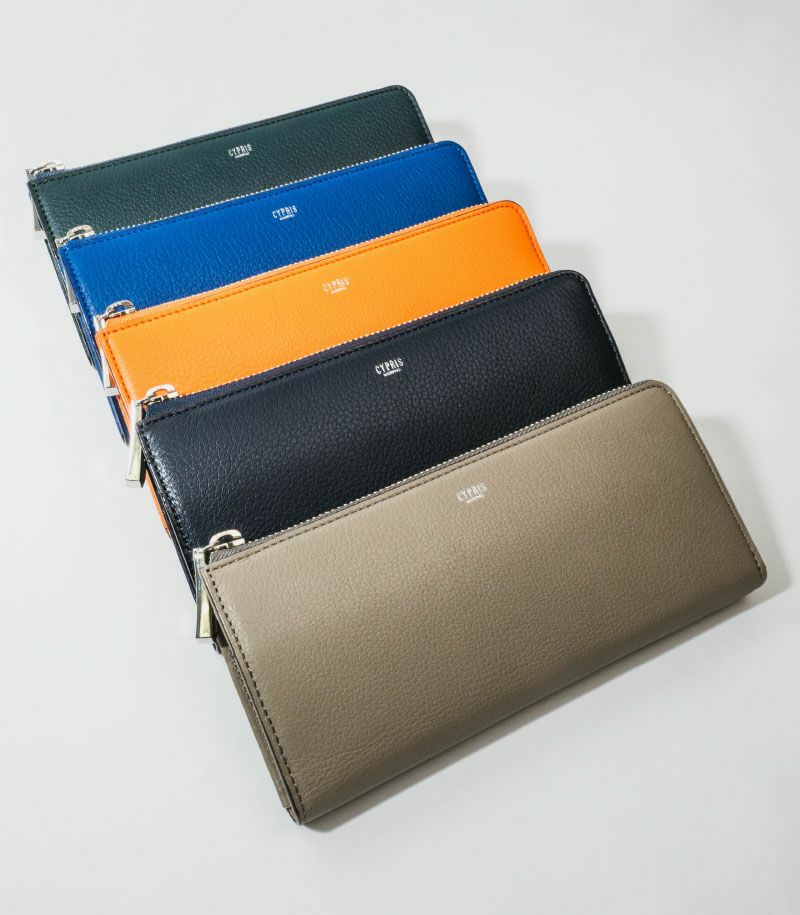L字ファスナーハニーセル長財布| トゥージュール |革製品CYPRIS 