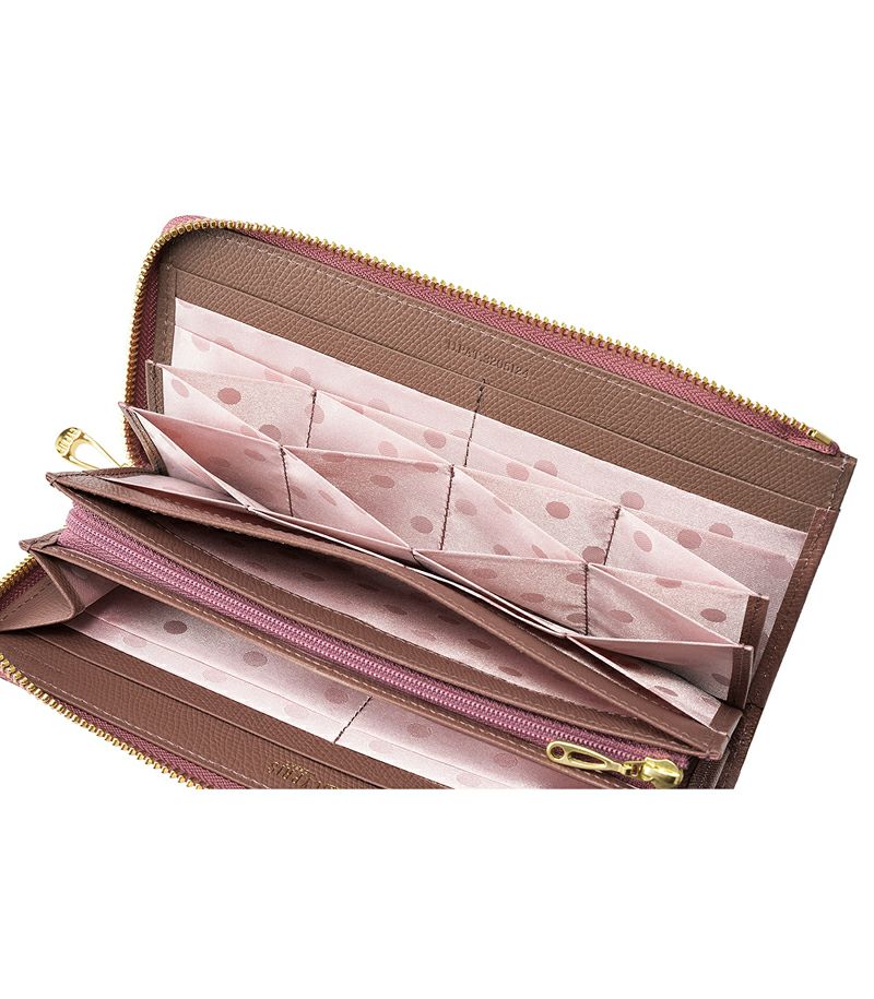 L字ファスナーハニーセル長財布| シマロン