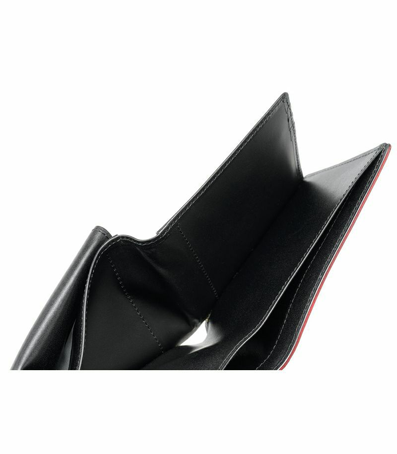 小銭入れ付き札入れ｜漆×金箔 