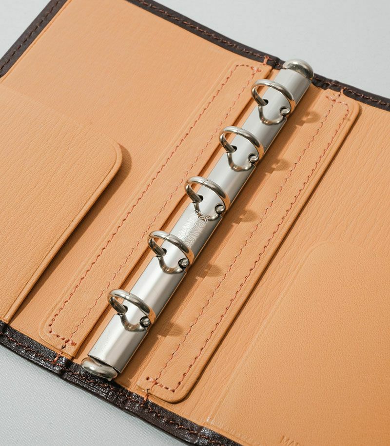 キリサキ 手帳 (ミニ5穴11mm)｜シラサギレザー |革製品CYPRIS（キプリス
