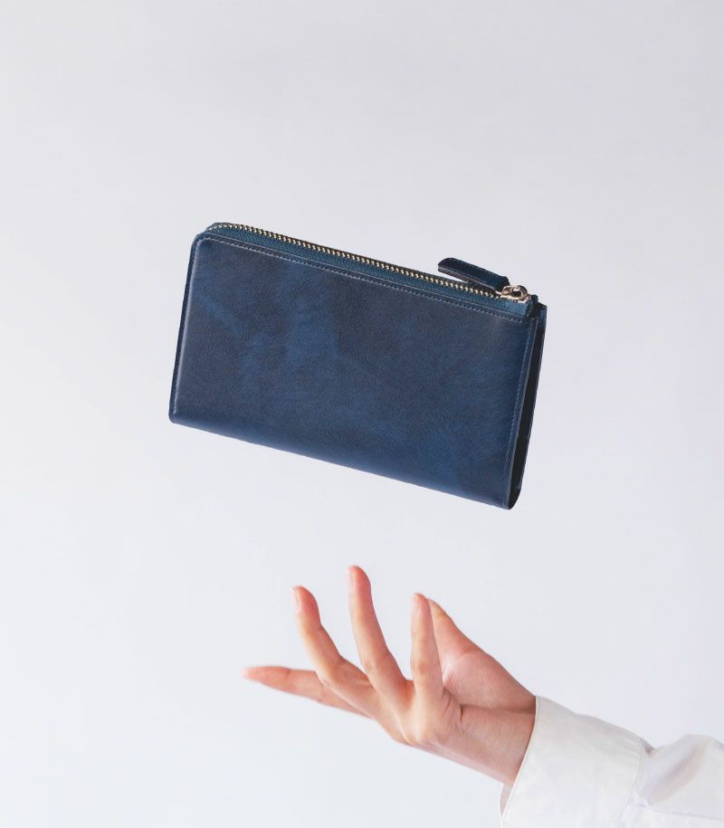 CYPRIS（キプリス）L字ファスナーコンパクトハニーセル長財布｜1ssi  