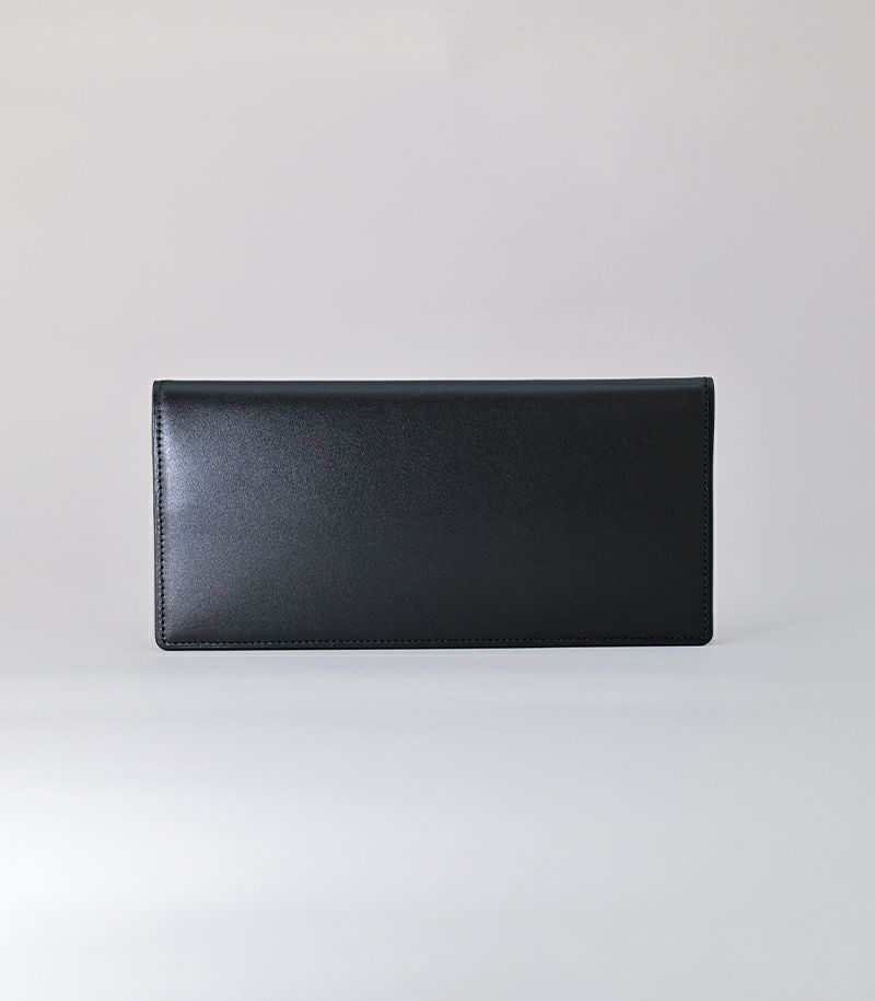 黒いレザー長財布 新作】マチなし長財布｜シラサギレザー｜革財布・革長財布のキプリス