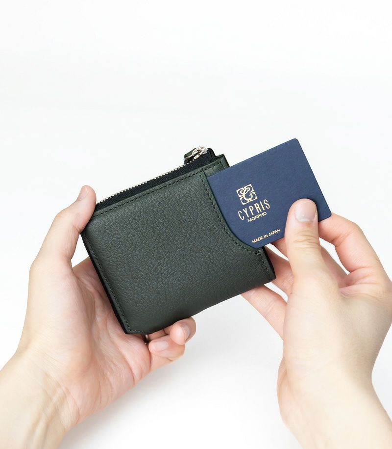 新作】L字ファスナーコンパクト札入れ｜ファインディア｜革財布・革長