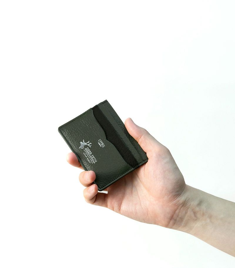 札ばさみ マネークリップ / 本革 鹿革 シカ革 / ディア オイル