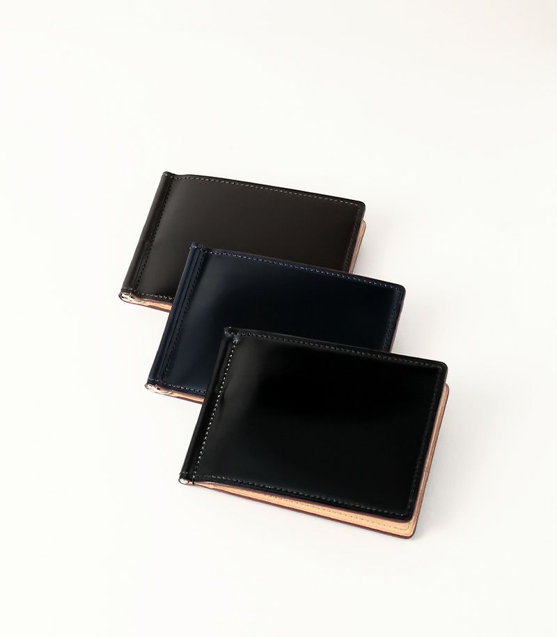 札ばさみ(札バサミ)/マネークリップ,コードバン