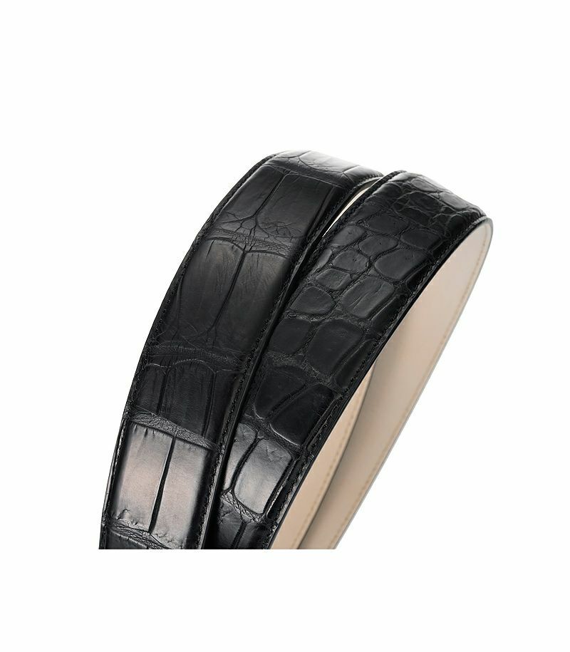 ベルト(35mm幅)｜マットクロコダイル |革製品CYPRIS（キプリス）公式