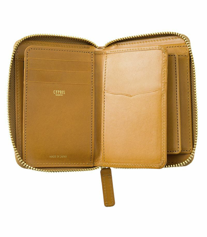 【新作】ラウンドファスナーミドルウォレット｜ルミノアニリン