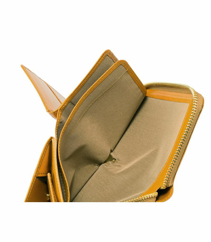 【新作】ラウンドファスナーミドルウォレット｜ルミノアニリン