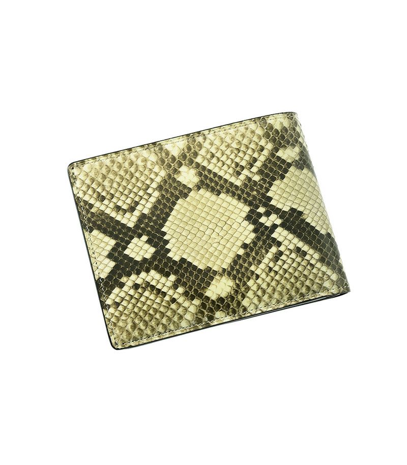 風琴マチ小銭入れ付き札入れ｜ダイヤモンドパイソン