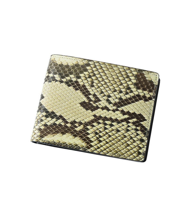 風琴マチカード札入れ｜ダイヤモンドパイソン