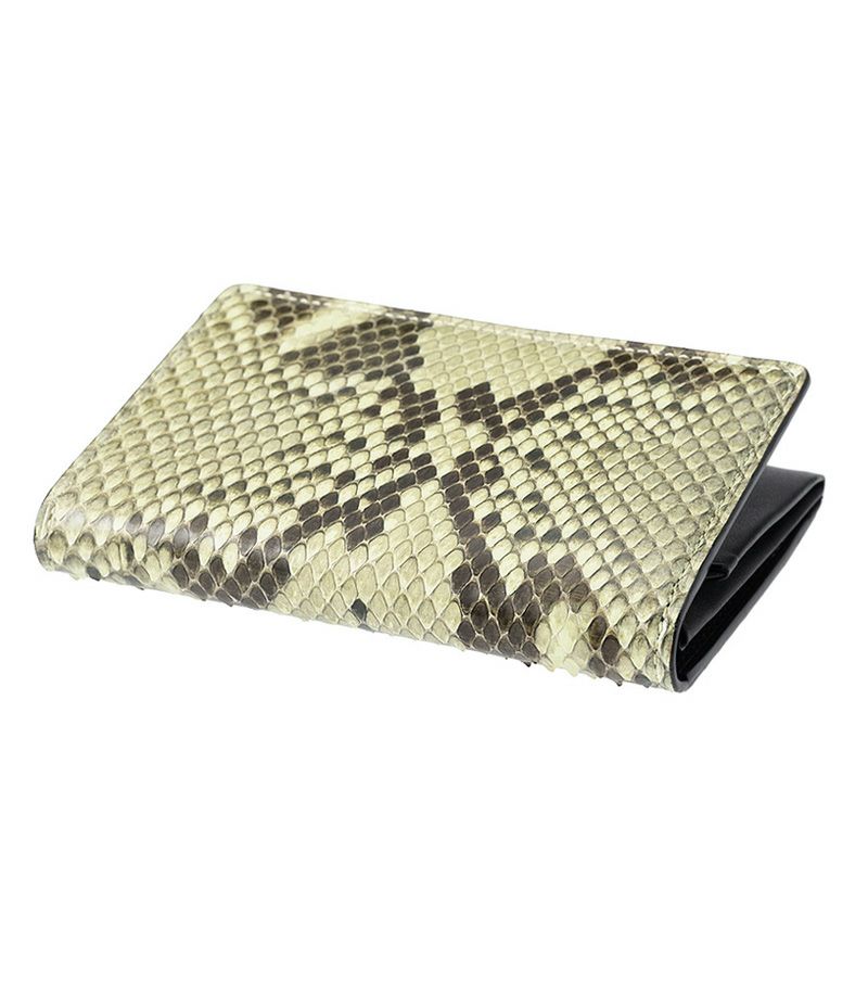 風琴マチ名刺入れ｜ダイヤモンドパイソン
