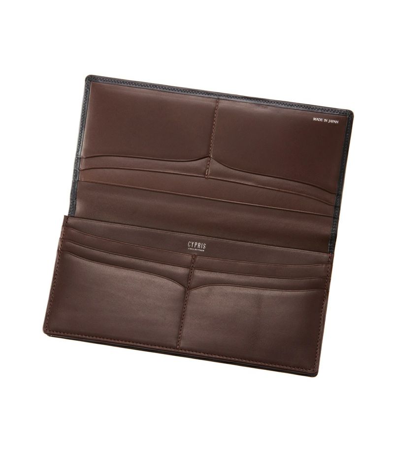 通しマチ長財布｜ボックスカーフ＆リンピッドカーフ |革製品CYPRIS