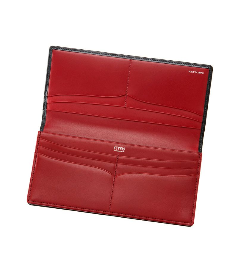通しマチ長財布｜ボックスカーフ＆リンピッドカーフ |革製品CYPRIS