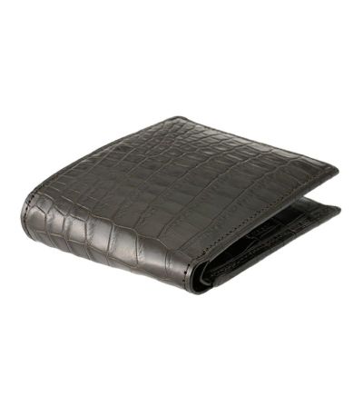 小銭入れ付き札入れ｜マットクロコダイル
