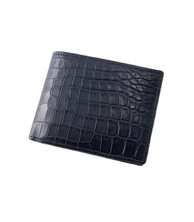 小銭入れ付き札入れ｜マットクロコダイル
