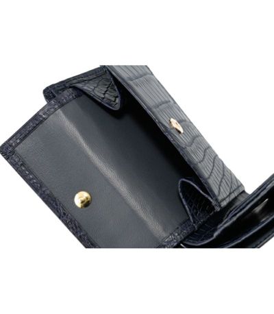 小銭入れ付き札入れ｜マットクロコダイル