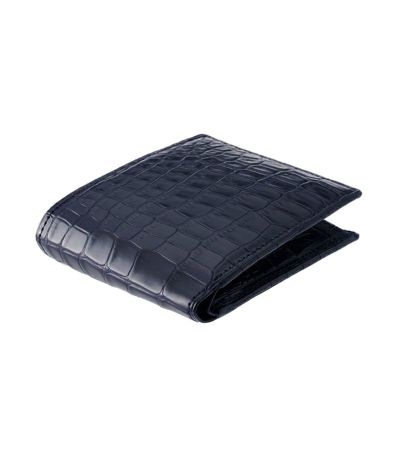 小銭入れ付き札入れ｜マットクロコダイル