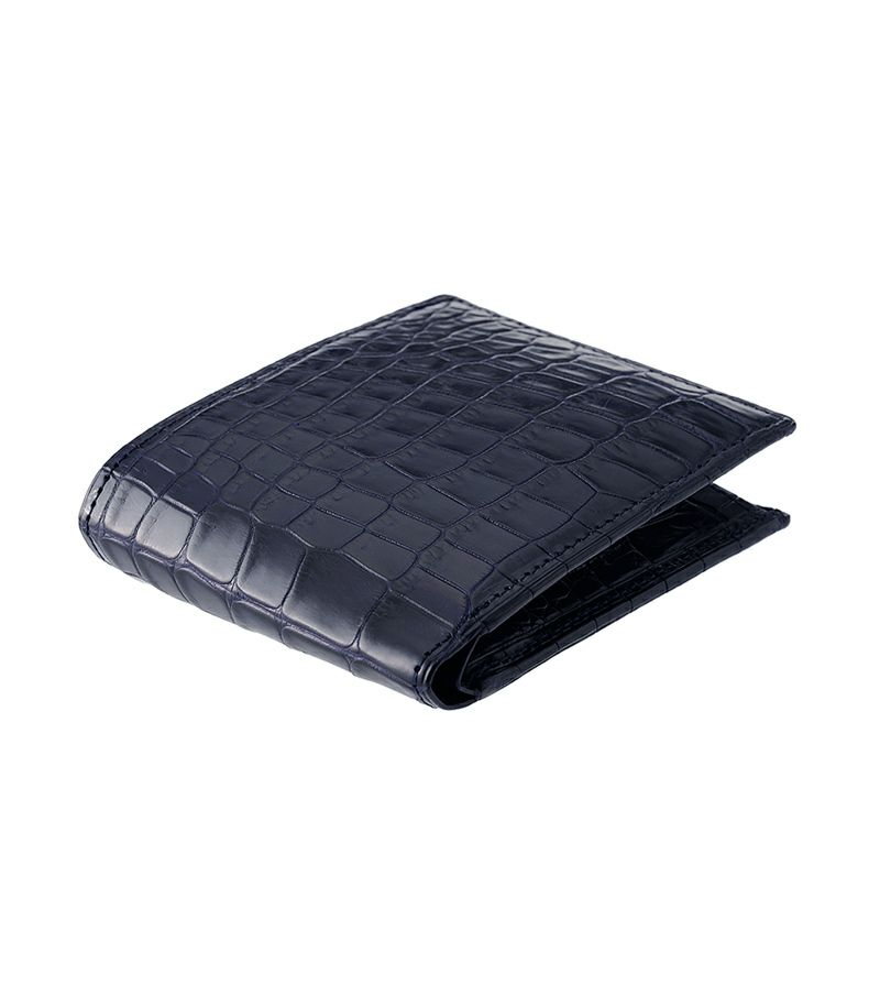 小銭入れ付き札入れ｜マットクロコダイル