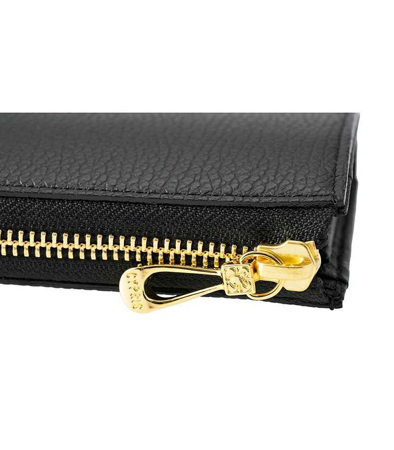 L字ファスナーハニーセル長財布|ルミナス