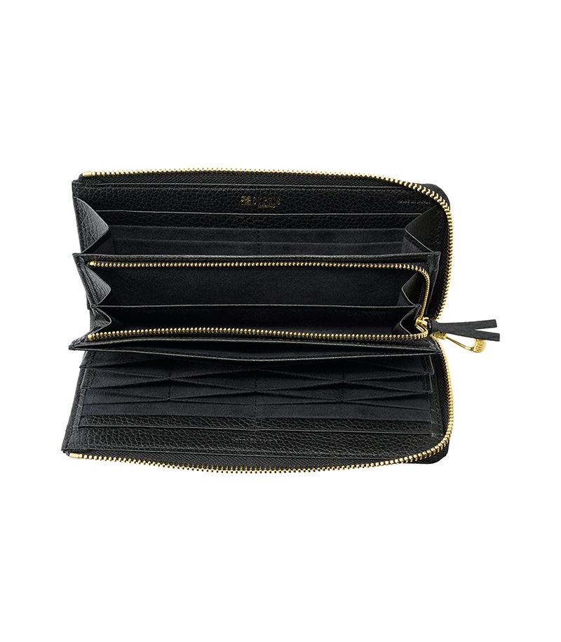 L字ファスナーハニーセル長財布|ルミナス