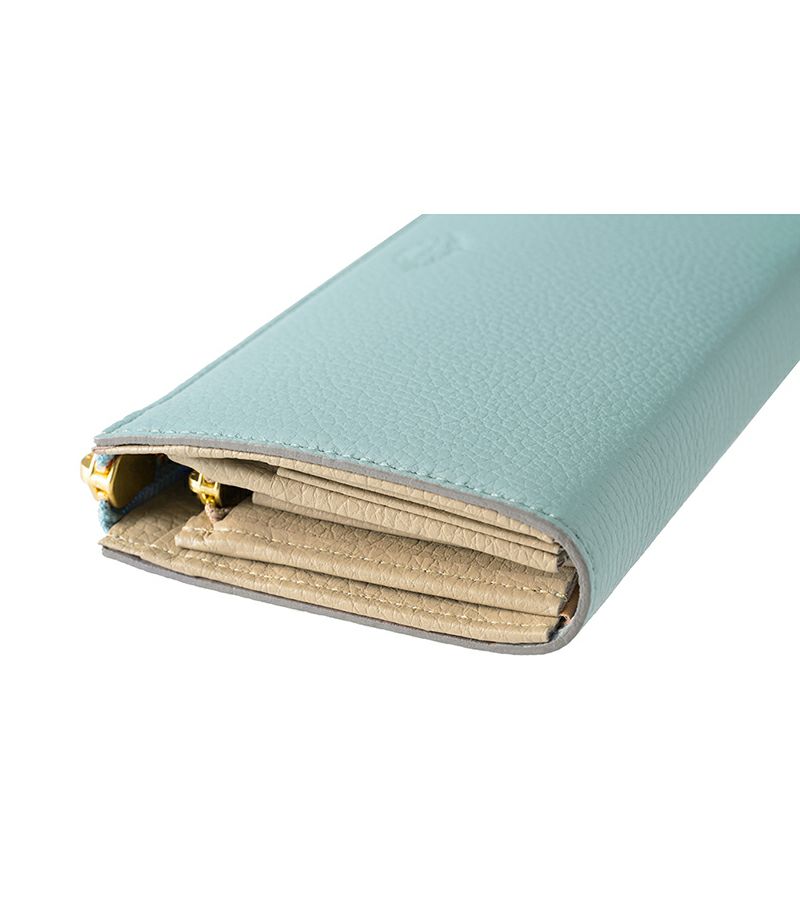 L字ファスナーハニーセル長財布|ルミナス